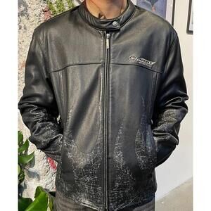 Star Motocycle Flame Jacket